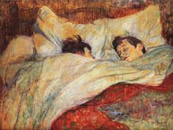 Henri De Toulouse-Lautrec The bed Spain oil painting art